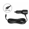NAVITEL Mini-USB automobilinis įkroviklis cigarečių degtuko lizdui, 12V/24V, 2A, 10W, 1,2 m laidas, juodas