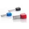 TRYTYT Dviejų laidų izoliuota antgalinė įvorė 2x4,0mm² 12mm pilka (100 vnt.) DUID-2x4,0-12SZ