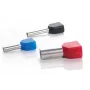 TRYTYT DUID-2x16,0-14NB Izoliuota dviguba vielos įvorė 2x16mm² mėlyna (50 vnt.)