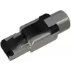 SOLARIX Industrial RJ45 Cat.6A STP Toolless Connector, 1 Vnt., Juoda/Sidabrinė