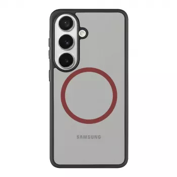 Tactical Back Cover MagForce Hyperstealth 2.0, Samsung Galaxy S26, Juoda/Raudona