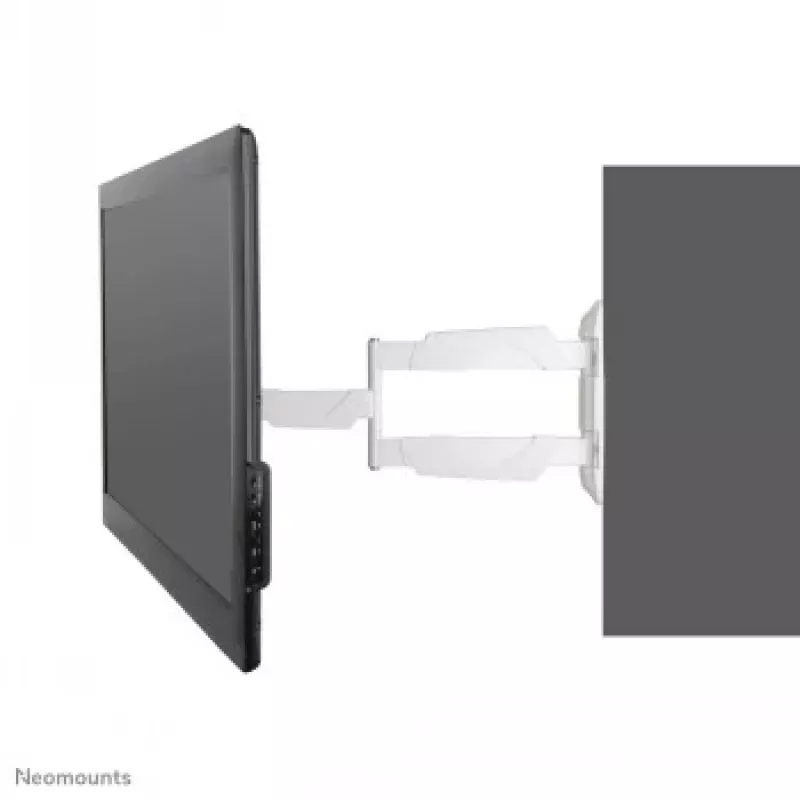 NEOMOUNTS NM-W460WHITE Sieninis TV Laikiklis (Pakreipiamas ir Sukiojamas) 32-65 colių TV, 35 kg Talpa, Juodas