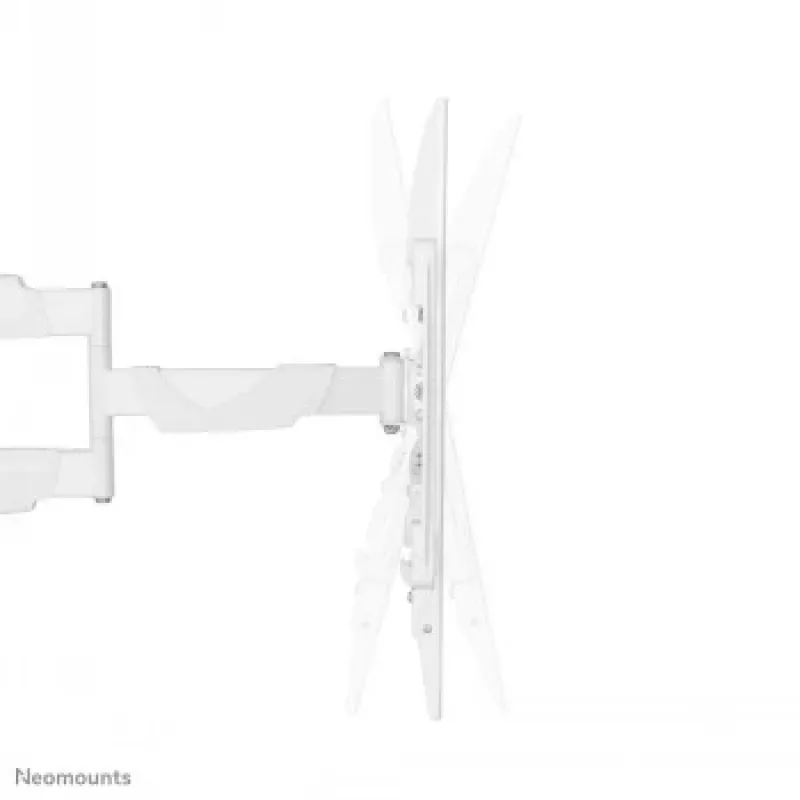 NEOMOUNTS NM-W460WHITE Sieninis TV Laikiklis (Pakreipiamas ir Sukiojamas) 32-65 colių TV, 35 kg Talpa, Juodas