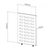 NewStar Media Player Holder NS-WMB200/WMB300 serijos meniu lentoms - juoda
