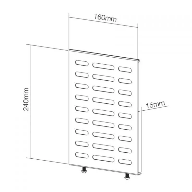 NewStar Media Player Holder NS-WMB200/WMB300 serijos meniu lentoms - juoda