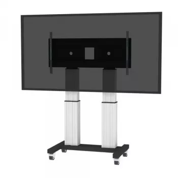 NEOMOUNTS NEWSTAR PLASMA-M2600SILVER Motorizuotas mobilus grindų stovas 70-120 inch ekranams, VESA 300x200 iki 1200x600, sidabrinis