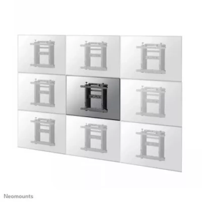 NEOMOUNTS BY NEWSTAR Sieninis vaizdo sienos laikiklis (ištraukiamas, užrakinamas, portretinis ir peizažinis, su atramine kojelė)