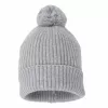 Lodger 100% Merino vilnonia kūdikio kepurė Drizzle Grey 6-12 mėn.