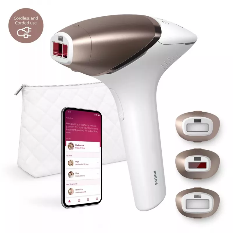 Philips Lumea IPL 9000 Series Plaukų šalinimo prietaisas su SenseIQ technologija BRI955/00