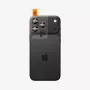 Spigen Optik Pro GLAS.TR EZ Fit Camera Protector 2-Pack - Stiklinis objektyvo apsauginis stikliukas, skirtas iPhone 16 Pro / 16 Pro Max / 17 Pro / 17 Pro Max (oranžinis)