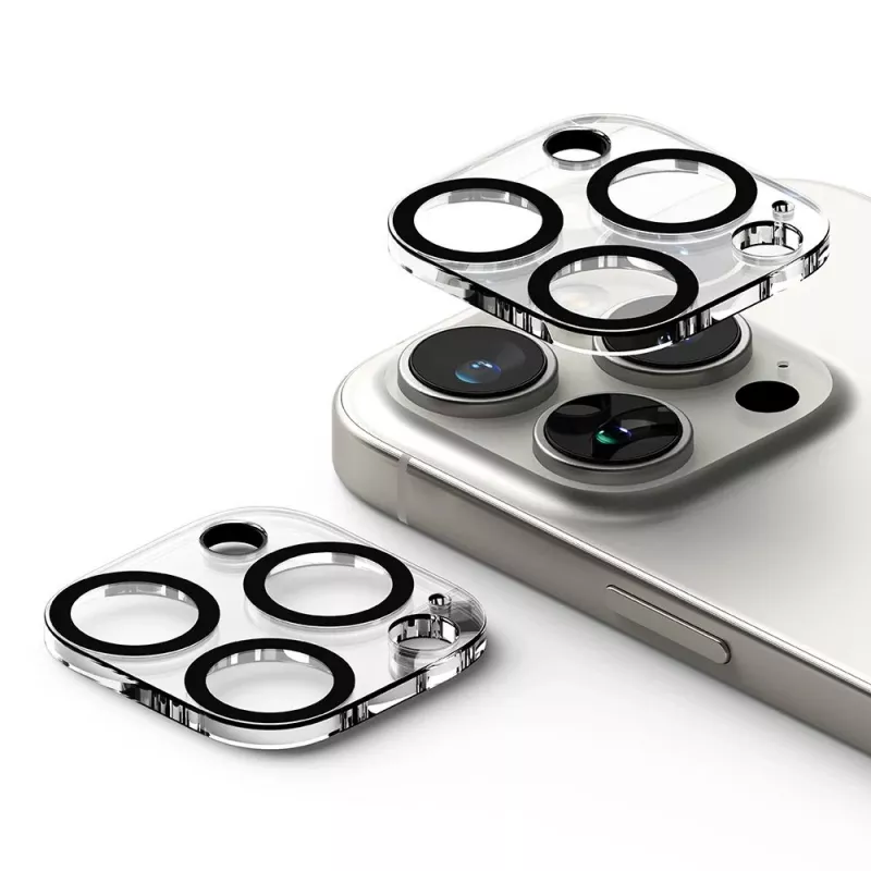 Kameros apsauga Ringke Camera Protector 2 vnt. rinkinys, skirta iPhone 16 Pro / 16 Pro Max, skaidri