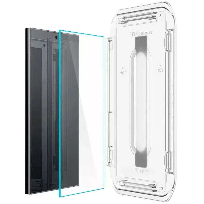 Spigen Glas.tR EZ Fit Grūdinto stiklo ekrano apsauga, skirta Samsung Galaxy S24 Ultra - 2 vnt. pakuotė