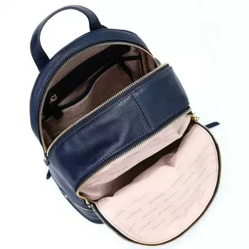 Michael Kors Rhea Kuprinė Tamsiai Mėlyna Saffiano Oda Moterims 27x26x14 cm