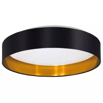 LED LENSER PLAFOND LED MASERLO 38cm lubinis šviestuvas Juodas/Auksas 99539