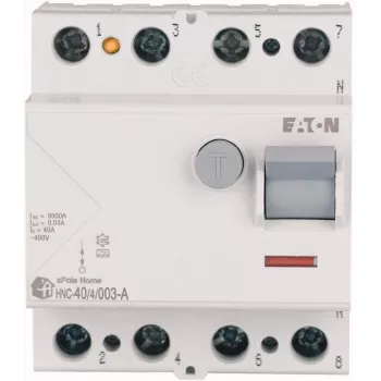EATON HNC-40/4/003-A 40A 4P 30mA Type A RCCB diferencialinis automatinis jungiklis 6kA