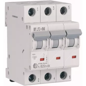 EATON HN-B25/3 Miniatiūrinis grandinės pertraukiklis B 25A 3P 3M 6KA