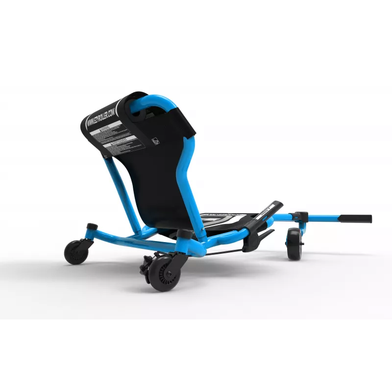 EzyRoller Spinner Pro X – Paspirtukinis go kartas su 360° sukimu, mėlynas, 10+ metų
