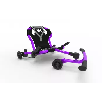 „EzyRoller Drifter X“ pėdomis varomas dreifinis go-kartas vaikams nuo 4 iki 14 metų, violetinis