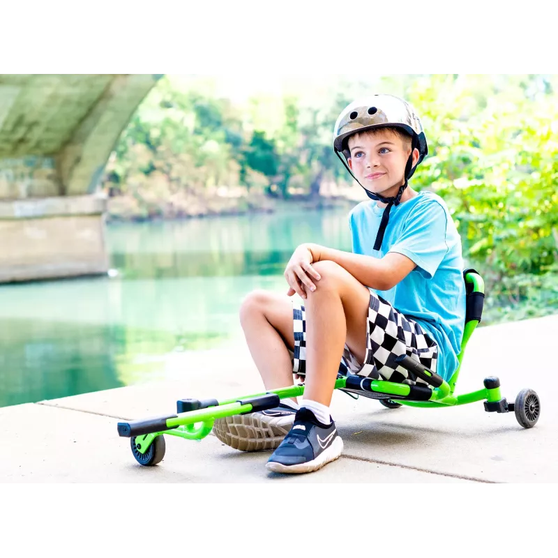 EzyRoller Drifter X Lime Green Ride-On Toy for Ages 6-14+