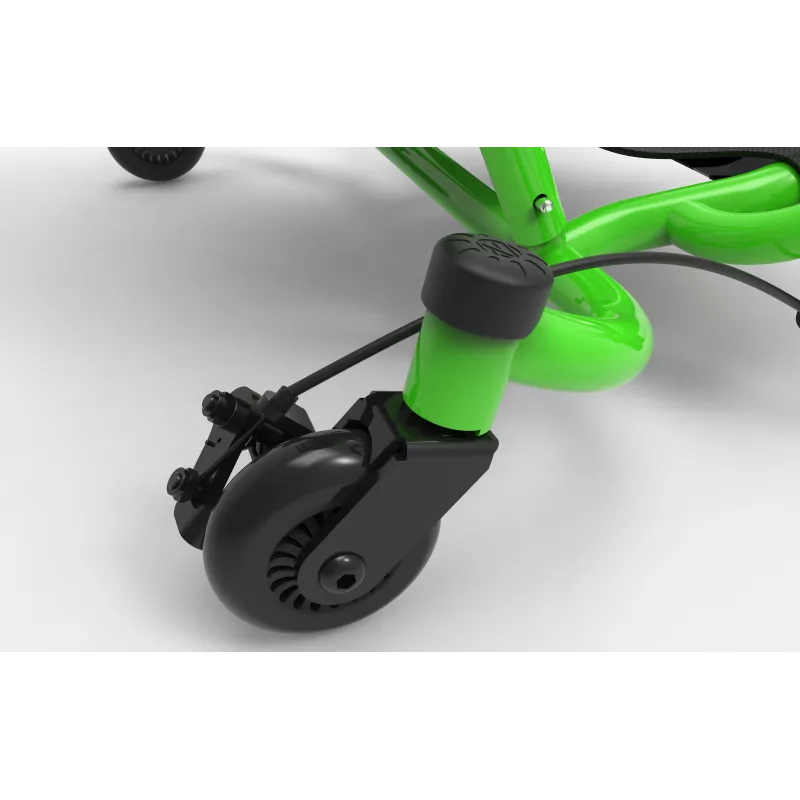 EzyRoller Spinner X Green 360° Drifting Ride-On vaikams nuo 4 iki 12 metų