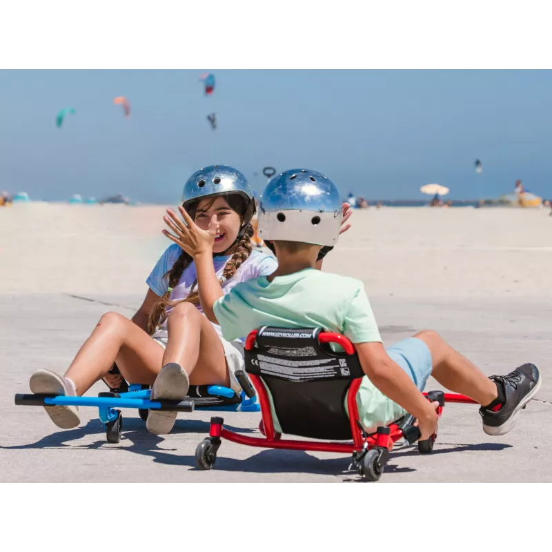 EzyRoller Spinner X Green 360° Drifting Ride-On vaikams nuo 4 iki 12 metų