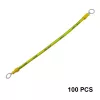 HISMART Įžeminimo kabeliai su jungtimis saulės moduliams, variniai, 4 mm², 20 cm, 100 vnt.