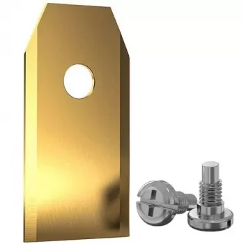 EXTRA DIGITAL Robotinės vejapjovės peiliai, 35x18x0.75 mm, titanu dengti, 30 vnt.