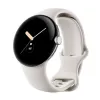 Google Pixel Watch Polished Silver Stainless Steel 41mm Chalk Active Band