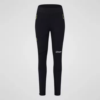 Berghaus MTN Guide Alpine Legging Women's Softshell Leggings - Black, Size L