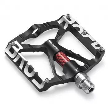 Rockbros 37213071001 Aliuminio lydinio dviračių pedalai – juodi
