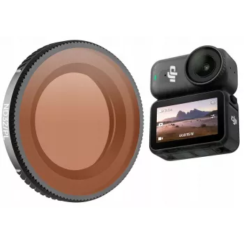 SUNNYLIFE 2-in-1 Hybrid ND32 + CPL filtras, skirtas DJI Osmo Nano, su dėklu