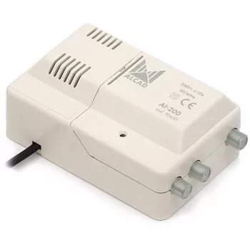 Alcad AI-200 Broadband Indoor Amplifier VHF-UHF 1 Input 2 Output