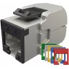 SOLARIX Cat.6 STP RJ45 Toolless Keystone Module - Metallic
