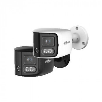 DAHUA IPC-PFW31259S-A180-E2-AS-PV-0280B 5MP dviejų objektyvų panoraminė lauko IP vaizdo kamera su aktyviu atgrasymu, dvipusiu garsu ir PoE/Wi-Fi