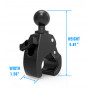 RAM Mounts RAP-404U Tough-Claw B dydžio spaustuko pagrindas su 1 colio rutuliu – juodas