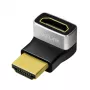 LogiLink AH0007A HDMI adapteris, 270° kampu, HDMI Type A patinas į patelę, 8K/60Hz, 48Gbps, HDMI 2.1, juodas