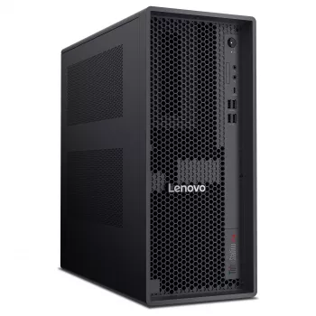 Lenovo ThinkStation P4 30KN 30KN003GGE bokštinė darbo stotis - AMD Ryzen 5 Pro 9655 3.9GHz, 32GB RAM, 512GB NVMe SSD, Radeon Graphics, Windows 11 Pro, monitorius