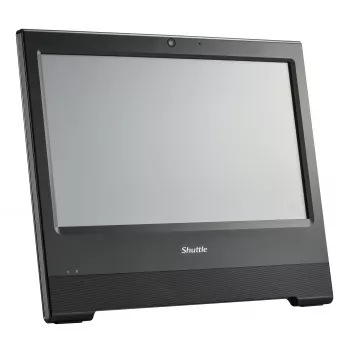 Shuttle XPC X50N All-in-One Barebone kompiuteris, Intel N150, 15,6 colio jutiklinis ekranas, juodas, be OS