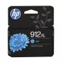 HP 912XL didelės talpos mėlyna (cyan) originali rašalo kasetė