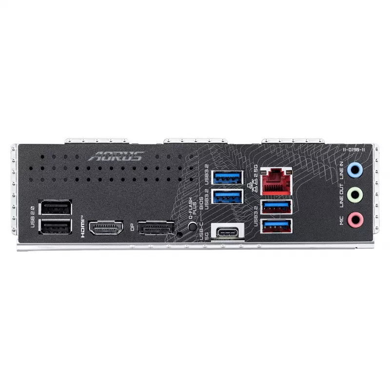 GIGABYTE B550M X AORUS ELITE AM4 Micro-ATX pagrindinė plokštė, AMD B550, 4x DDR4, HDMI/DP, 2x M.2, 2.5GbE, Wi-Fi 6E