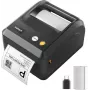 Inateck PR50 203 DPI tiesioginio terminio spausdinimo etikečių spausdintuvas, 170 mm/s, USB ir Bluetooth, juodos spalvos