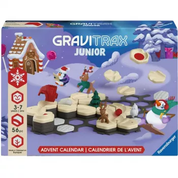 Ravensburger GraviTrax Junior Advento kalendorius - 24 dienos rutuliukų trasos staigmenų