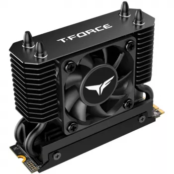 Team Group T-Force GC PRO 4TB M.2 2280 PCIe Gen5 x4 NVMe SSD su T-FORCE DARK AirFlow radiatoriumi, juoda