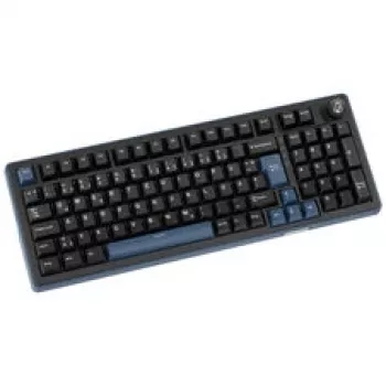 Ducky OK-M 98 žaidimų klaviatūra, 98% išdėstymas, Hot-Swap, RGB foninis apšvietimas, ISO, KTT Tactile jungikliai, juoda