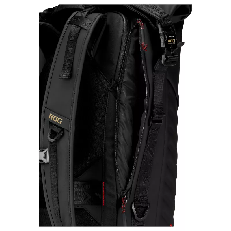 ASUS ROG Slash Backpack BP3802 Edition 20 - 16L vandeniui atspari Cordura kuprinė nešiojamam kompiuteriui iki 17,3 colio, juoda