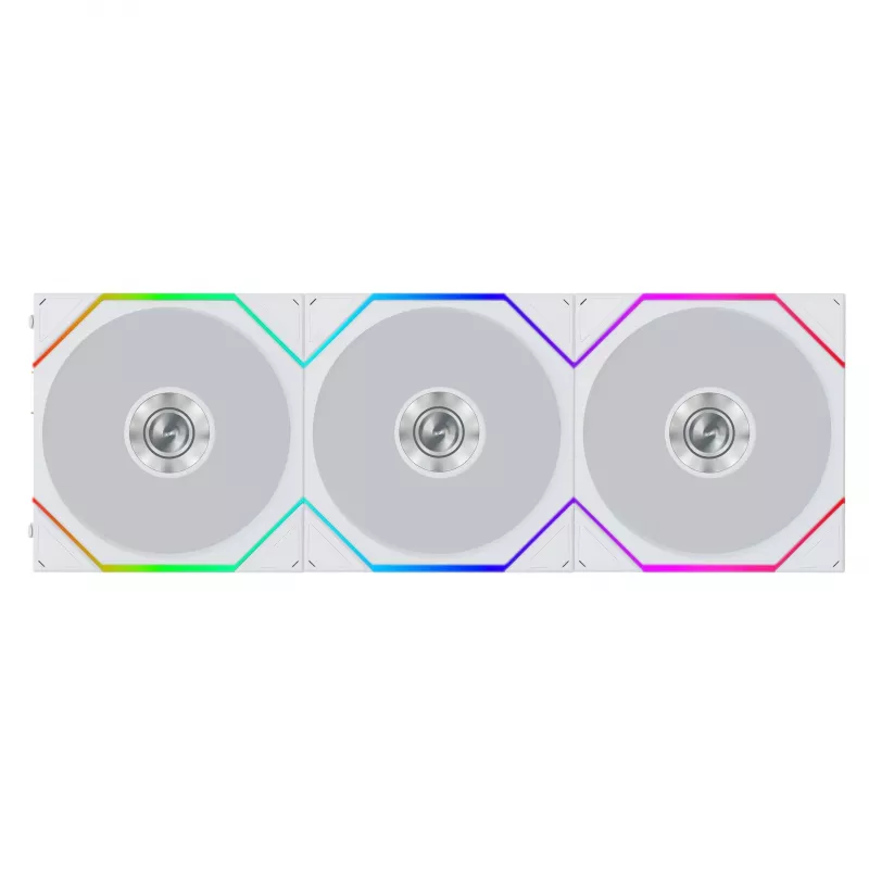 Lian Li UNI FAN TL FLEX Wireless ARGB 120mm ventiliatorius, baltas, 3 vnt. su valdikliu