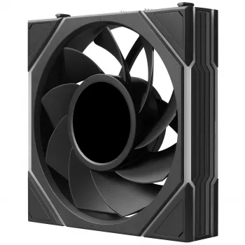 Lian Li UNI FAN TL LCD FLEX Wireless 120 mm Reverse Blade ARGB PWM ventiliatorius su LCD ekranu - juodas