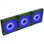 Lian Li UNI FAN SL-INF FLEX Wireless ARGB Reverse Blade 120mm ventiliatorių 3 vnt. komplektas su valdikliu - juoda
