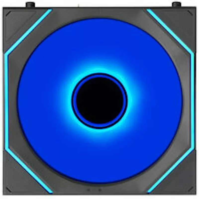 Lian Li UNI FAN SL-INF FLEX Wireless ARGB Reverse Blade 120mm ventiliatorių 3 vnt. komplektas su valdikliu - juoda