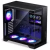 Phanteks XT V5 LCD Midi-Tower kompiuterio korpusas, ATX, 7 colių LCD, grūdintas stiklas - juoda